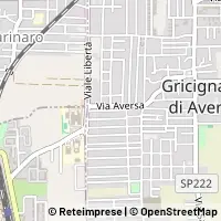Kaart Gricignano di Aversa