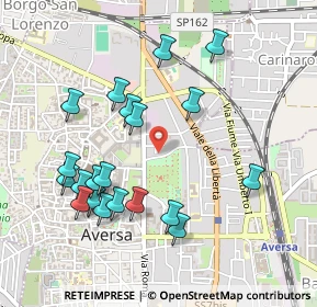 Mappa Via Parmeggiano, 81031 Aversa CE, Italia (0.544)