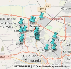 Mappa Via Parmeggiano, 81031 Aversa CE, Italia (3.13889)