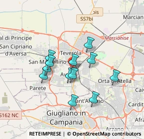 Mappa Via Parmeggiano, 81031 Aversa CE, Italia (2.9625)