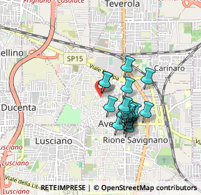 Mappa Via del Plebiscito, 81031 Aversa CE, Italia (0.701)