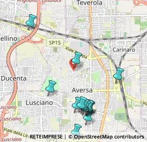 Mappa Via del Plebiscito, 81031 Aversa CE, Italia (1.27692)