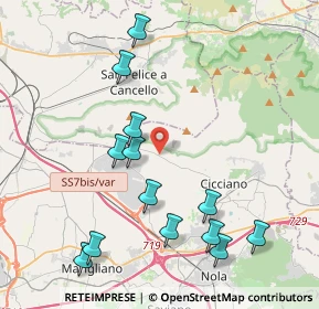 Mappa Strada Provinciale di Nola, 80035 Cicciano NA, Italia (4.81154)
