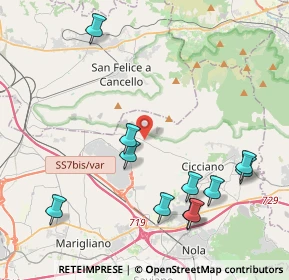 Mappa Strada Provinciale di Nola, 80035 Cicciano NA, Italia (5.05636)