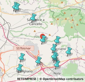 Mappa Strada Provinciale di Nola, 80035 Cicciano NA, Italia (5.14154)