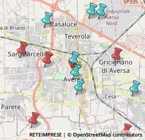 Mappa Vicolo Spirito Santo, 81031 Aversa CE, Italia (2.61667)