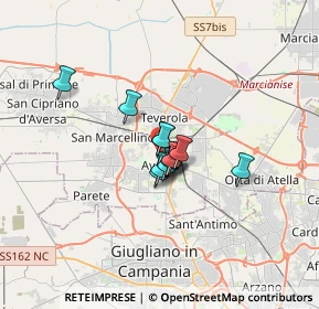 Mappa Vicolo Spirito Santo, 81031 Aversa CE, Italia (1.93417)