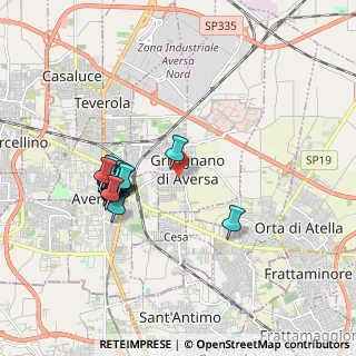 Mappa Via Amadeo Bordiga, 81030 Gricignano di Aversa CE, Italia (1.8555)