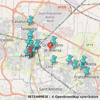 Mappa Via Amadeo Bordiga, 81030 Gricignano di Aversa CE, Italia (2.19421)