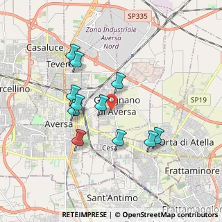 Mappa Via Amadeo Bordiga, 81030 Gricignano di Aversa CE, Italia (1.79091)