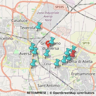 Mappa Via Amadeo Bordiga, 81030 Gricignano di Aversa CE, Italia (1.88583)