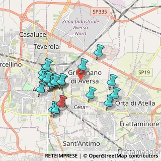 Mappa Via Amadeo Bordiga, 81030 Gricignano di Aversa CE, Italia (1.906)