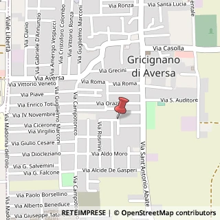 Mappa Via Amadeo Bordiga, 81030 Gricignano di Aversa, Caserta (Campania)
