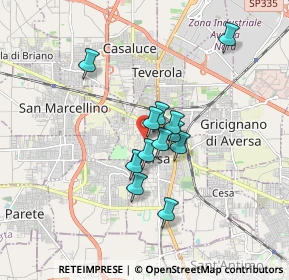 Mappa Via Castello, 81031 Aversa CE, Italia (1.3375)