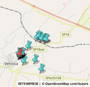 Mappa SP 18 Ofantina, 85029 Venosa PZ, Italia (2.176)