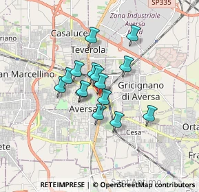 Mappa Via della Liberta', 81031 Aversa CE, Italia (1.26733)