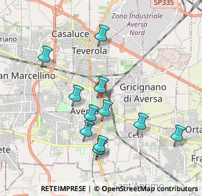 Mappa Via della Liberta', 81031 Aversa CE, Italia (1.94091)