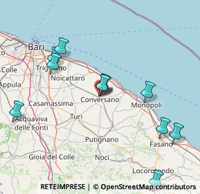 Mappa Via del Nespolo, 70014 Conversano BA, Italia (22.40538)