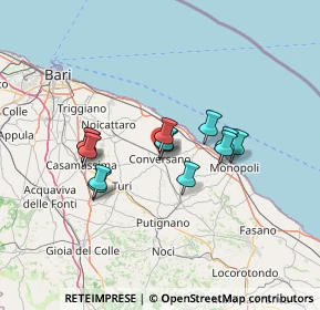 Mappa Via del Nespolo, 70014 Conversano BA, Italia (11.09769)
