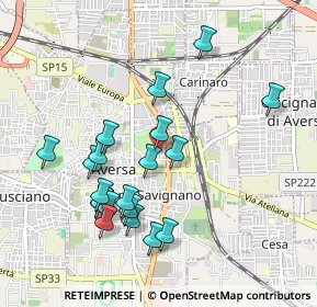 Mappa Via Vittoria Colonna, 81031 Aversa CE, Italia (1.0185)