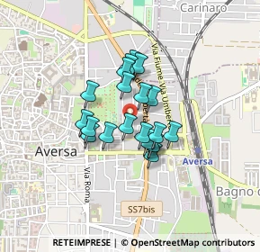 Mappa Via Vittoria Colonna, 81031 Aversa CE, Italia (0.3025)