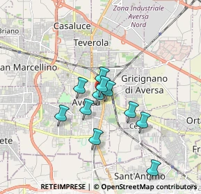 Mappa Via Vittoria Colonna, 81031 Aversa CE, Italia (1.42273)