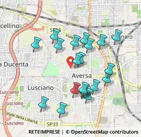 Mappa Piazza Professor Federico Santulli, 81031 Aversa CE, Italia (0.93)