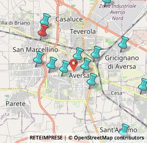 Mappa Piazza Professor Federico Santulli, 81031 Aversa CE, Italia (2.23308)