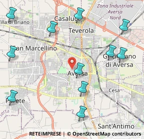 Mappa Piazza Professor Federico Santulli, 81031 Aversa CE, Italia (2.82636)