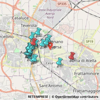 Mappa Via Alcide De Gasperi, 81030 Gricignano di Aversa CE, Italia (1.812)