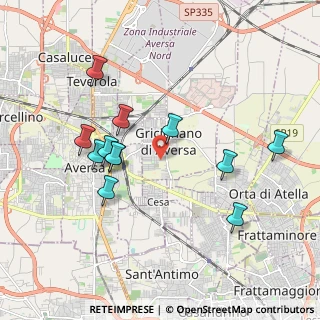 Mappa Via Alcide De Gasperi, 81030 Gricignano di Aversa CE, Italia (1.9925)