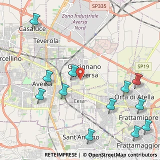 Mappa Via Alcide De Gasperi, 81030 Gricignano di Aversa CE, Italia (3.05333)