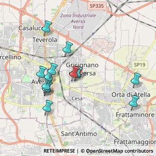 Mappa Via Alcide De Gasperi, 81030 Gricignano di Aversa CE, Italia (2.14769)