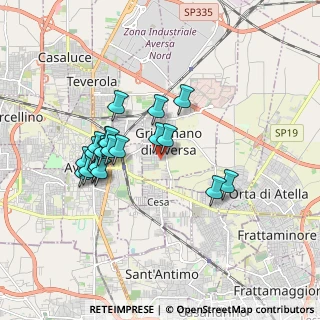Mappa Via Alcide De Gasperi, 81030 Gricignano di Aversa CE, Italia (1.694)