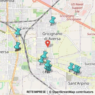 Mappa Via Alcide De Gasperi, 81030 Gricignano di Aversa CE, Italia (1.37923)