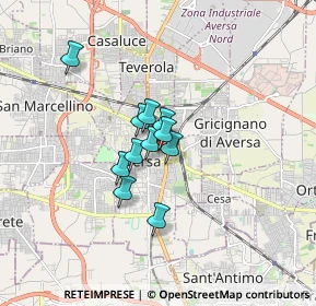 Mappa Via e, 81031 Aversa CE, Italia (1.09182)