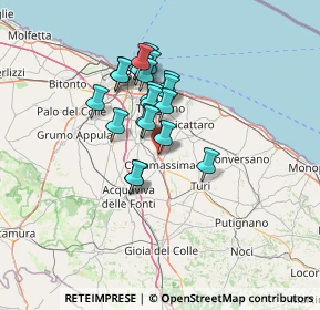 Mappa Il Baricentro, 70010 Casamassima BA, Italia (10.993)