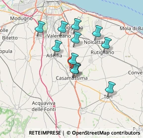 Mappa Il Baricentro, 70010 Casamassima BA, Italia (6.28636)