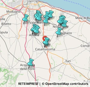 Mappa Il Baricentro, 70010 Casamassima BA, Italia (7.1845)