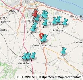 Mappa Il Baricentro, 70010 Casamassima BA, Italia (7.48059)