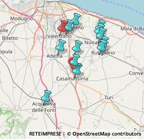 Mappa Il Baricentro, 70010 Casamassima BA, Italia (6.84308)