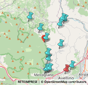 Mappa Località Castello, 83010 Sant'Angelo a scala AV, Italia (4.51357)