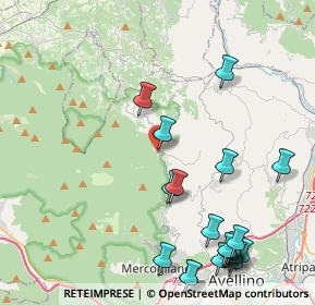 Mappa Località Castello, 83010 Sant'Angelo a scala AV, Italia (5.7925)