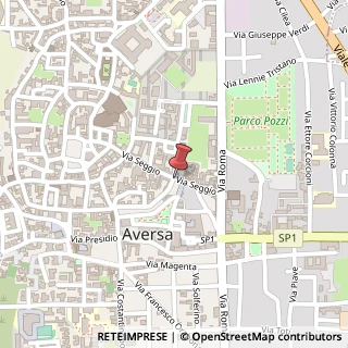 Mappa Via Seggio, 64, 81031 Aversa, Caserta (Campania)