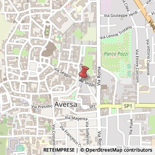 Mappa Via Seggio, 36, 81031 Aversa, Caserta (Campania)