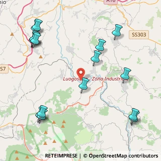 Mappa Via Zona Industriale, 83050 San Mango sul Calore AV, Italia (5.9775)