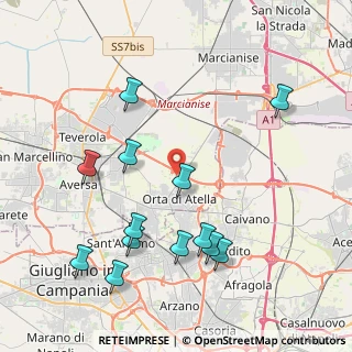 Mappa Via San Nicola, 81030 Orta di Atella CE, Italia (4.83769)