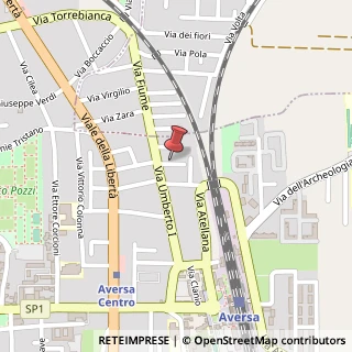 Mappa Via trabucco 7, 81031 Aversa, Caserta (Campania)