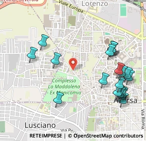 Mappa Via Giuseppe Di Lieto, 81031 Aversa CE, Italia (0.6525)