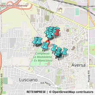 Mappa Via Giuseppe Di Lieto, 81031 Aversa CE, Italia (0.27143)